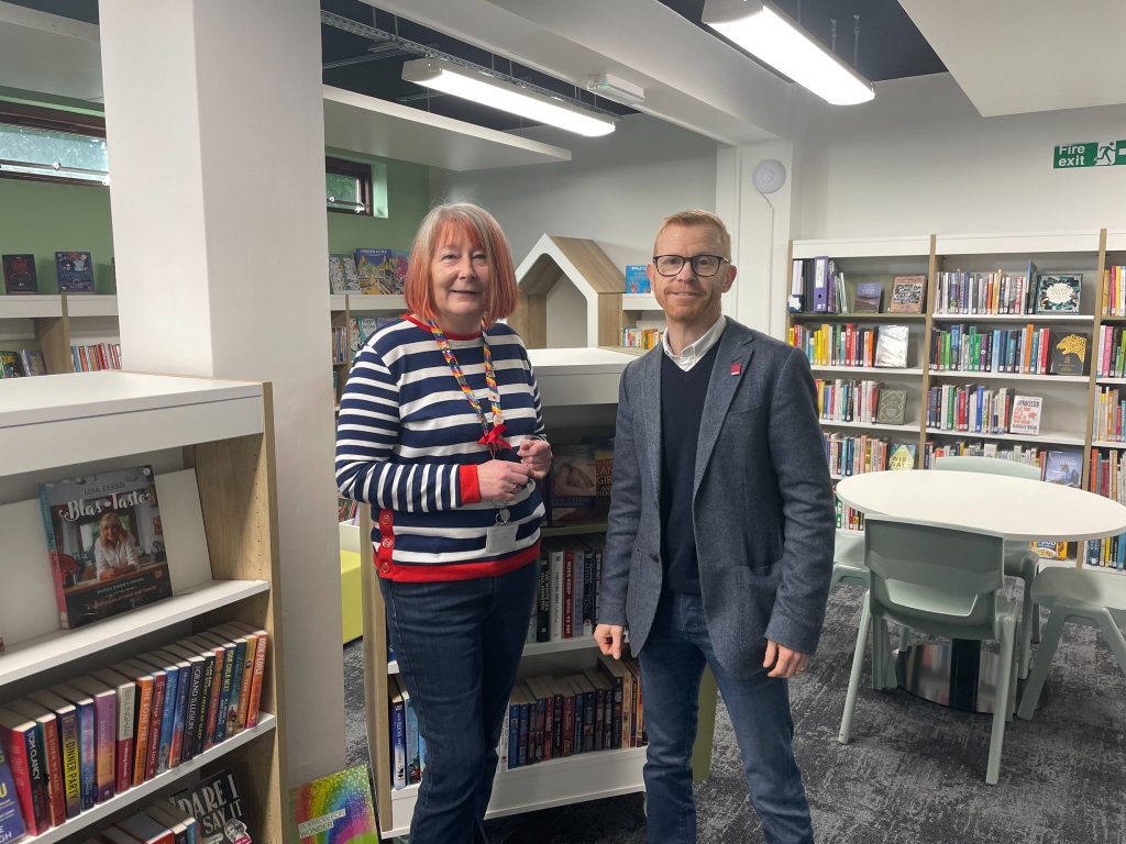 Richard Hughes and Councillor Jane Gebbie
