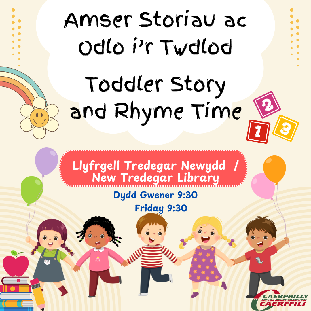 Amser Storiau ac Odlo i'r Twdlod  |  Toddler Story and Rhyme Time