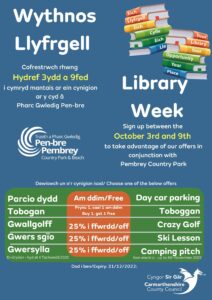 Carmarthenshire Libraries Activities during Libraries Week