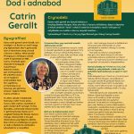 Poster Dod i adnabod awdur Catrin Gerallt