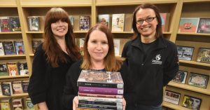Swansea Library Staff who received the Award