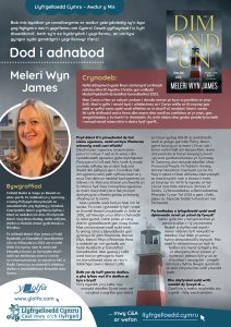 Poster Dod i Adnabod yr Awdur Meleri Wyn James